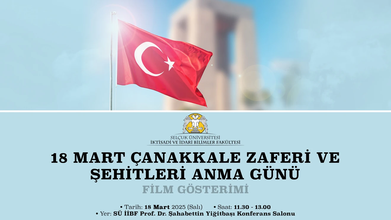 "18 Mart Çanakkale Zaferi ve Şehitleri Anma Günü" Konulu Film Gösterimi